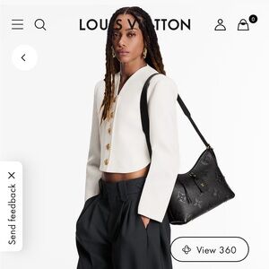 Authentic Luxury Louis Vuitton Monogram CarryAll PM Shoulder Bag M46288 + Pouch